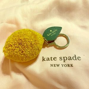 Kate spade lemon keychain